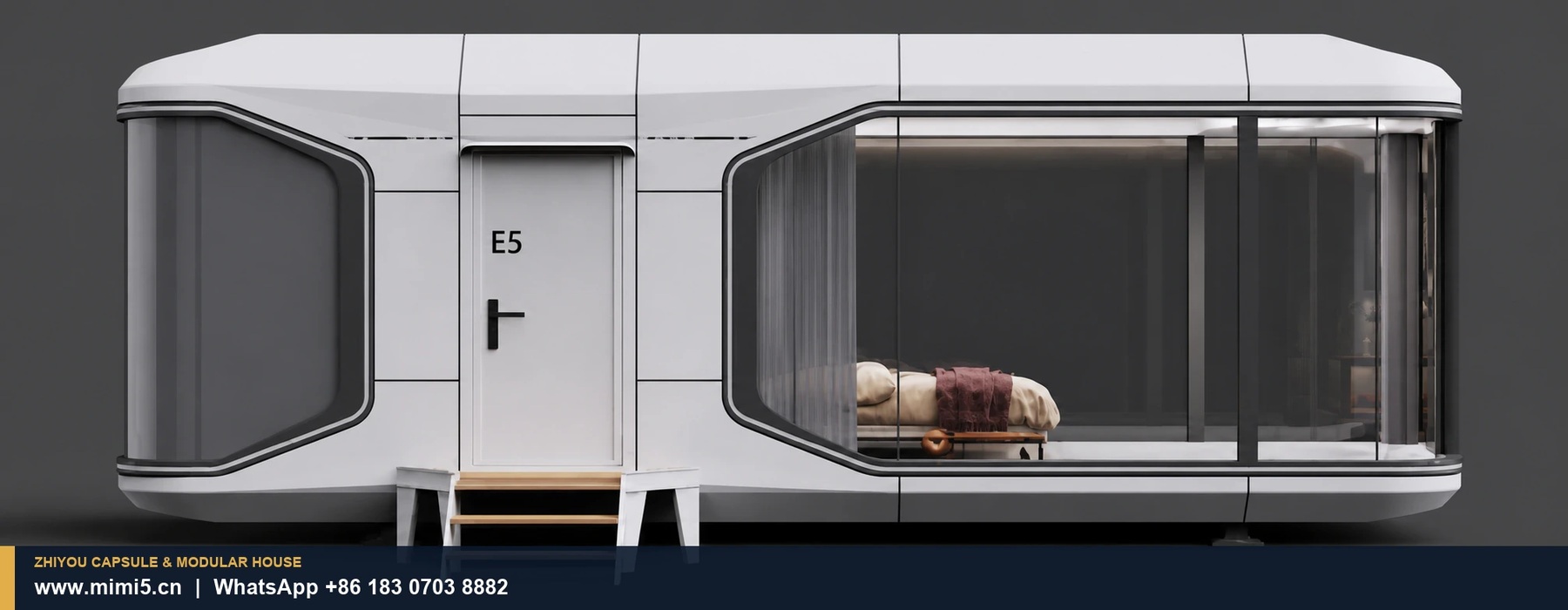 E5 Panoramic Capsule House free official sharing image